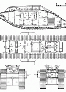 Mark V Tank blueprint