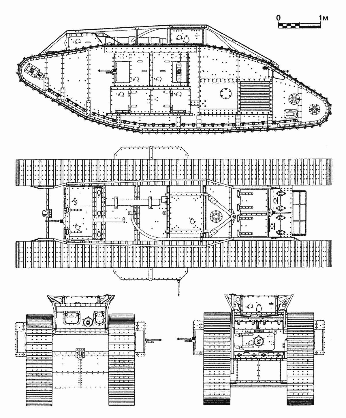 Mark V Tank blueprint