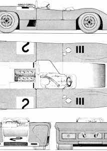 McLaren M12 blueprint