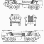 Airport Fire Truck blueprint