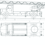 Scania Vabis L 36 Super blueprint