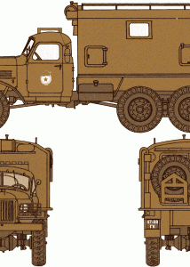 ZiS-151 blueprint