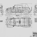 Volkswagen Kübelwagen blueprint