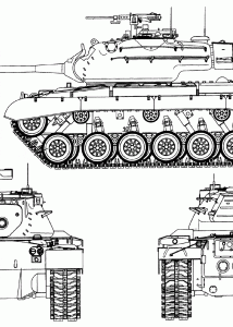 M47 Patton blueprint