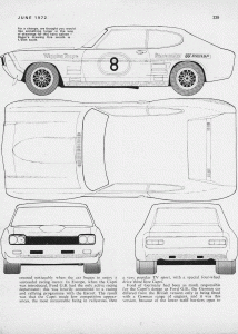 Ford Capri RS2600 blueprint