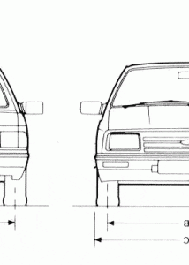 Ford Sierra blueprint