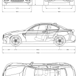 BMW M2 blueprint
