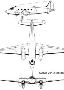 CASA C-201 Alcotán blueprint