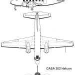 CASA C-202 Halcón blueprint