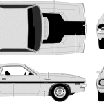 Dodge Challenger blueprint