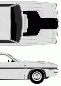 Dodge Challenger blueprint