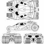 Batmobile Tumbler blueprint