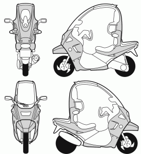 BMW C1 blueprint