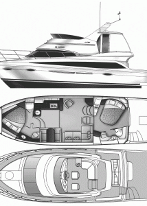 Carver 420 Mariner blueprint