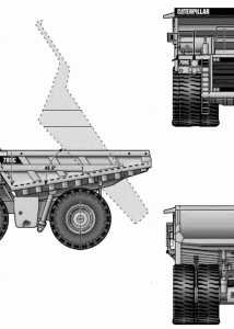 Caterpillar 789c blueprint