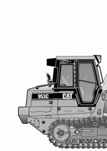 Caterpillar 953c blueprint