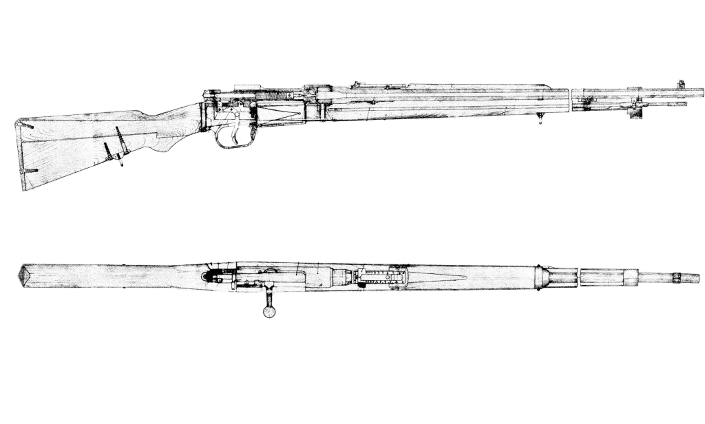 Чертеж винтовки мосина 1 к 1