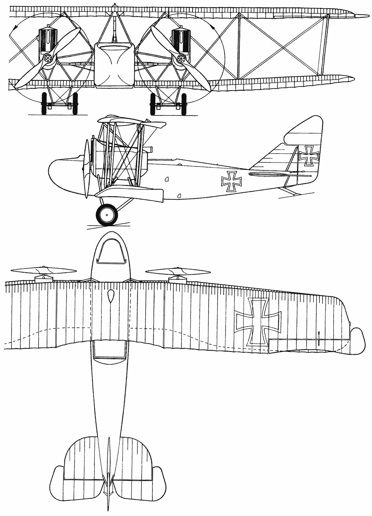 AEG G.IV blueprint
