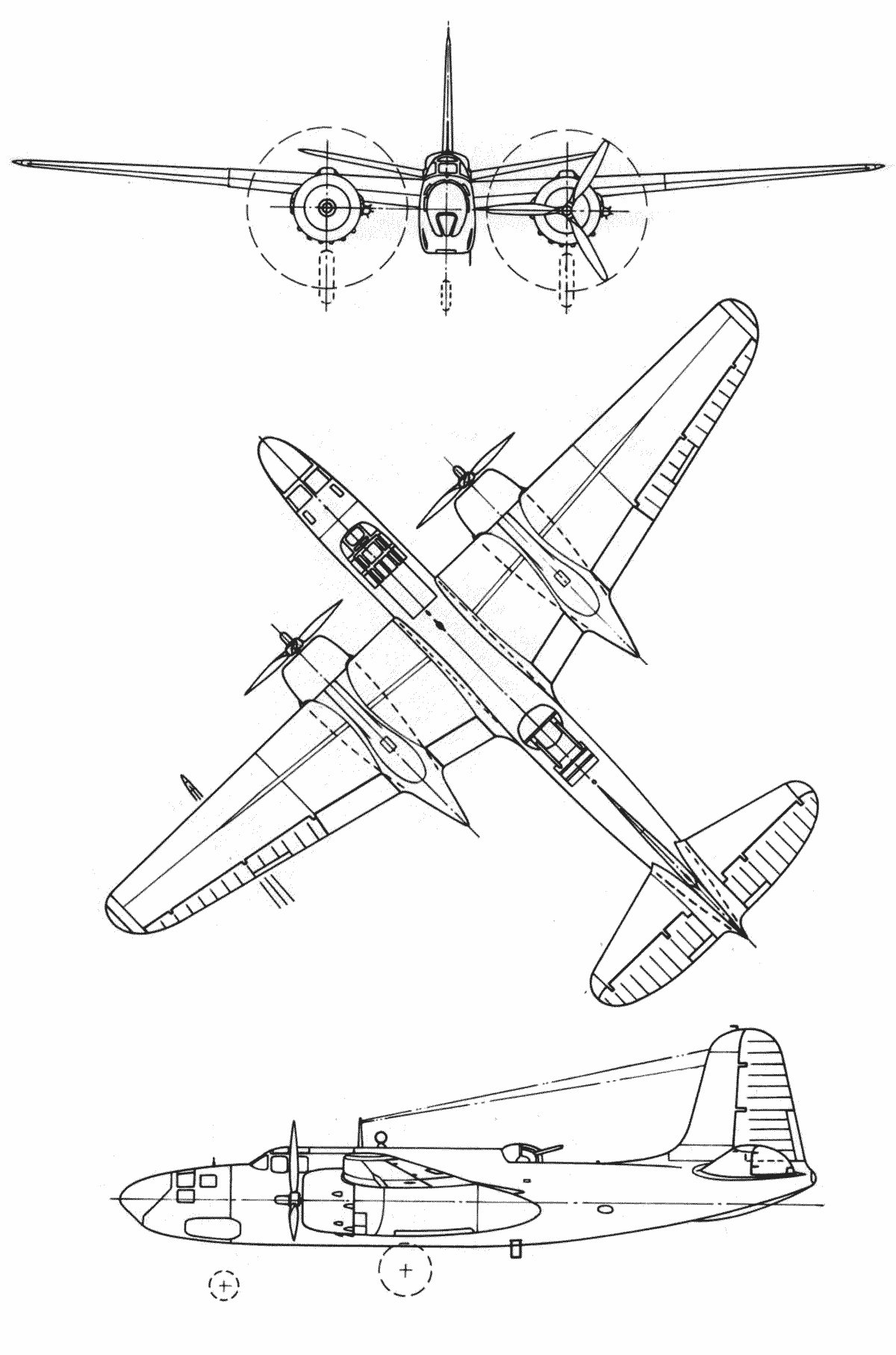 A-20 Havoc blueprint