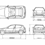 Honda Civic blueprint