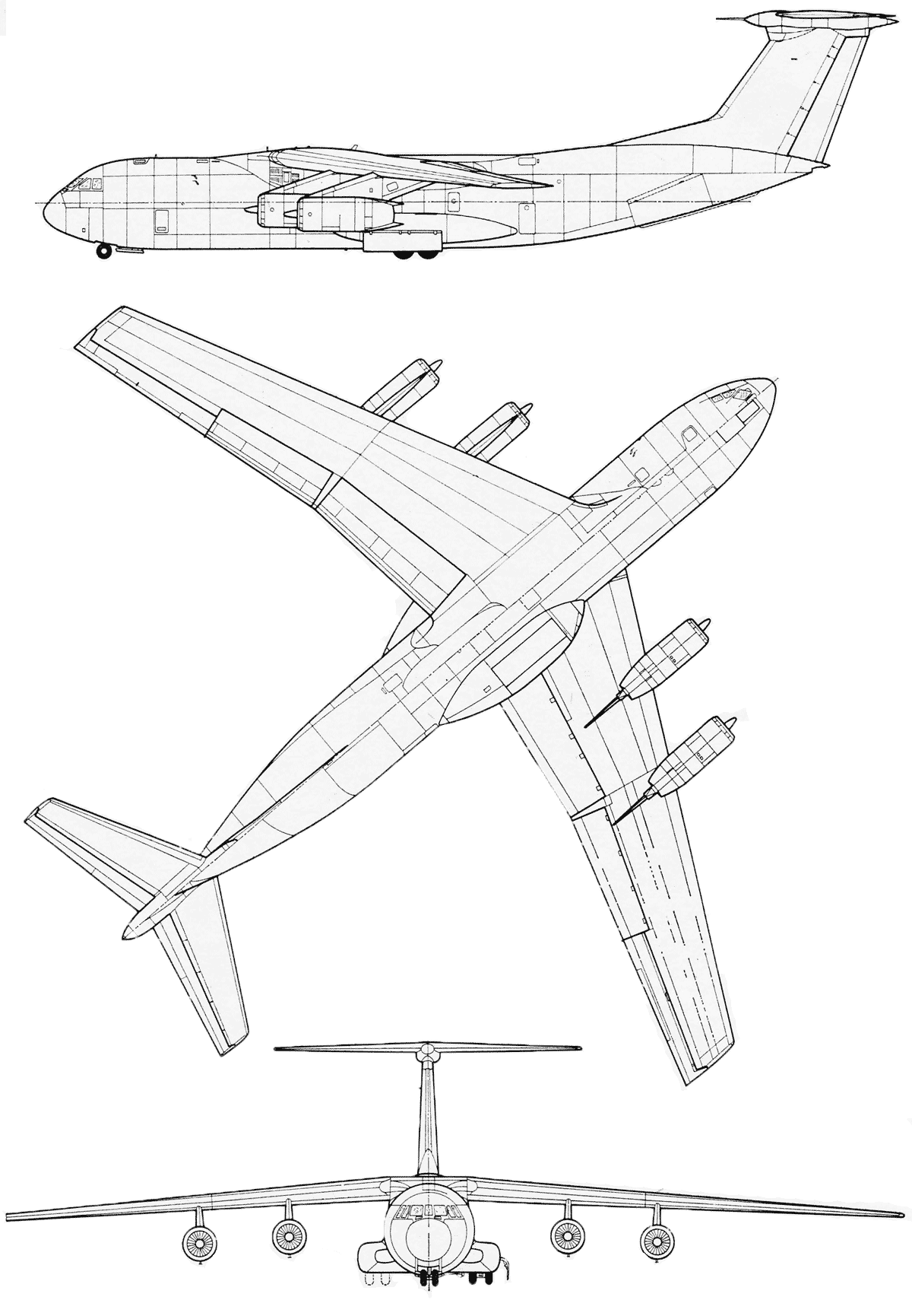 Lockheed C-141 Starlifter blueprint