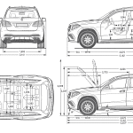 Mercedes-Benz GLS-class blueprint