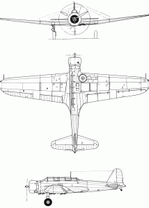 Nakajima B5N blueprint