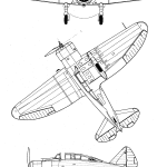 Seversky P-35 blueprint