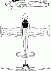 BAC 167 Strikemaster blueprint