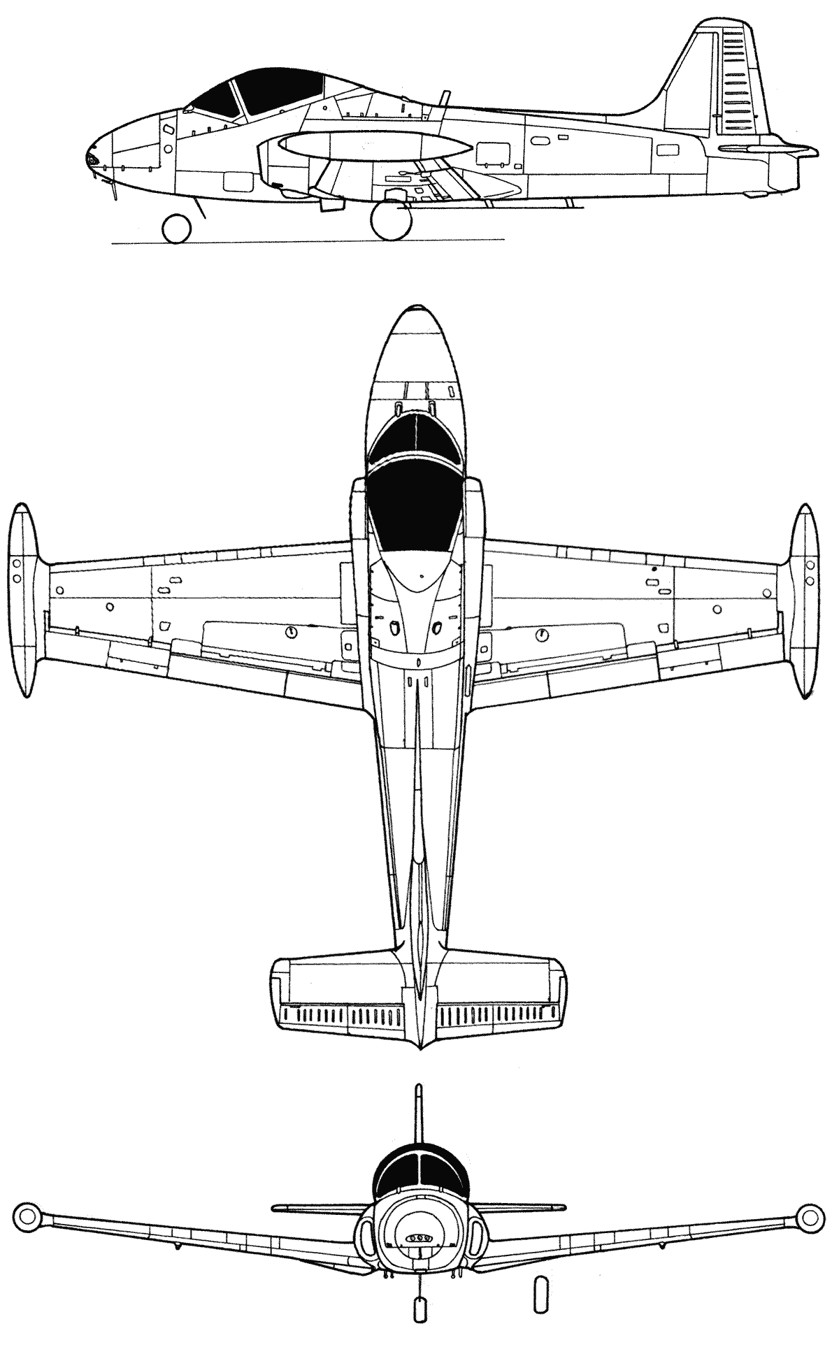 BAC 167 Strikemaster blueprint