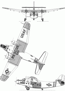 Northrop YC-125 blueprint