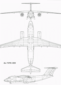 Antonov An-74 300 blueprint