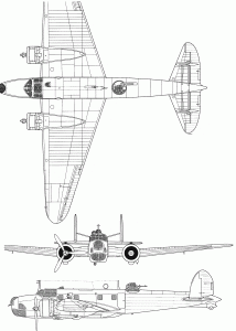 Fiat BR.20 Cicogna blueprint