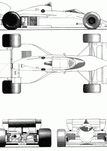 Brabham BT52 blueprint