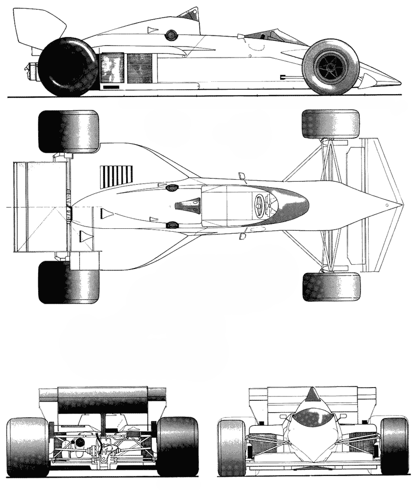 Brabham BT52 blueprint