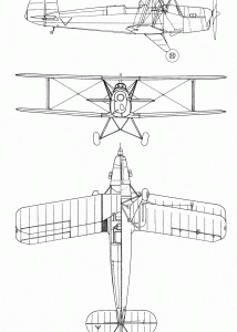 Bücker Bü 131 blueprint