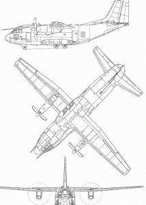 Alenia C-27J Spartan blueprint