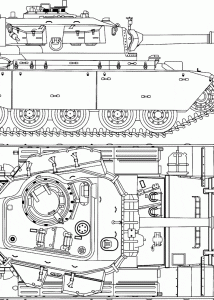 Centurion tank blueprint