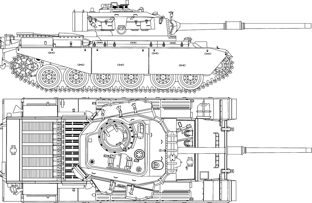 Centurion tank blueprint