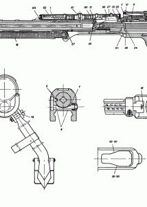 Degtyaryov machine gun blueprint