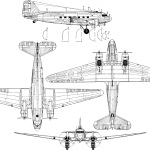 Douglas DC-3 blueprint
