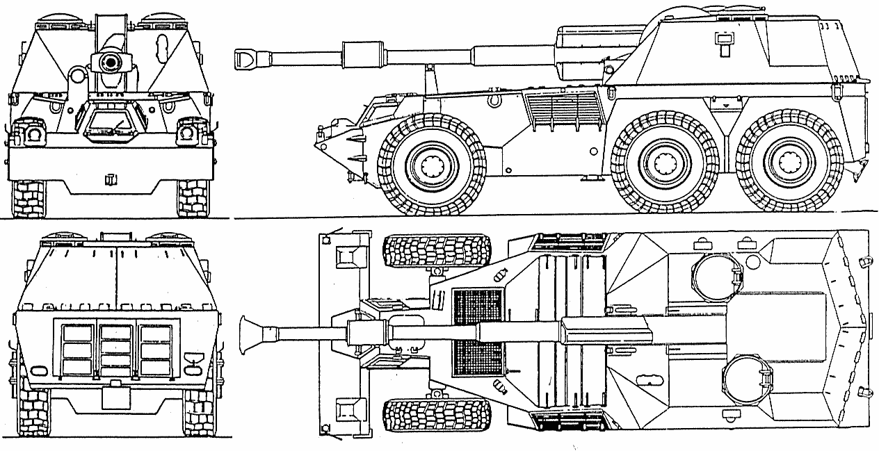 G6 howitzer blueprint