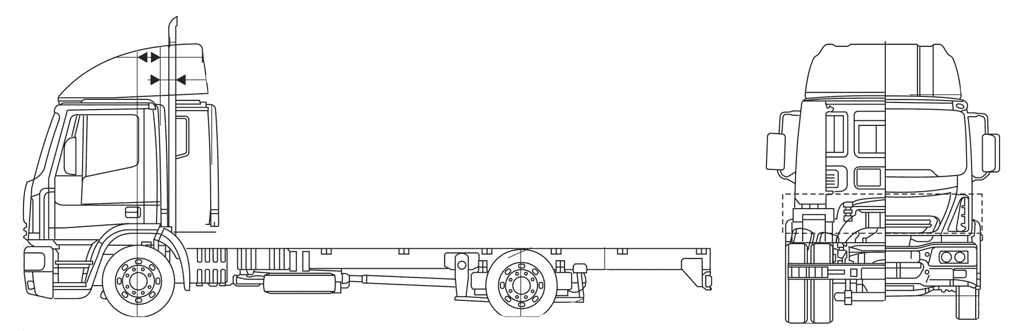 Iveco ML180 blueprint