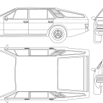 Lamborghini Faena blueprint