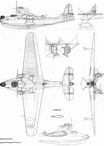 Macchi M.C.99 blueprint