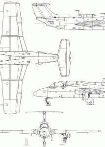 Aero L-29 Delfín blueprint