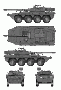 B1 Centauro blueprint