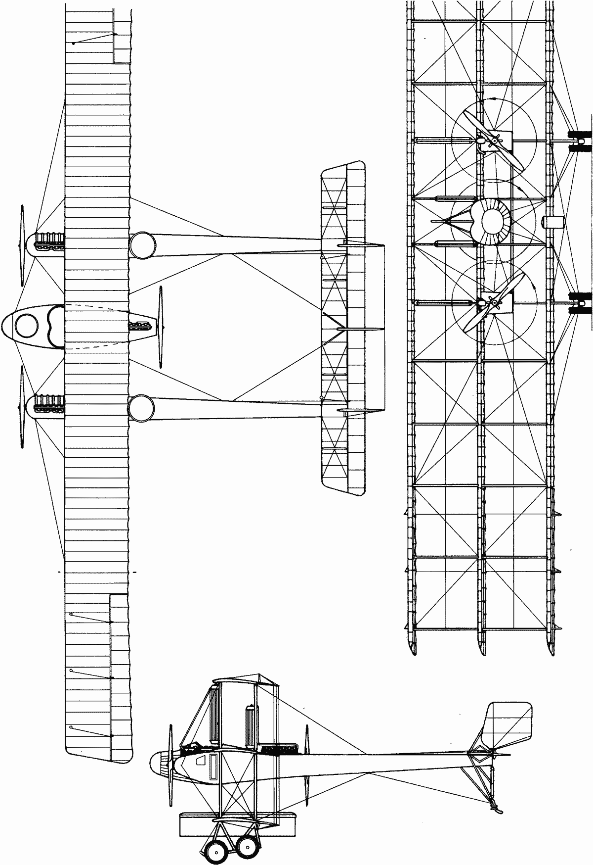 Caproni Ca.4 blueprint