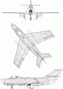 Dassault Mystère blueprint