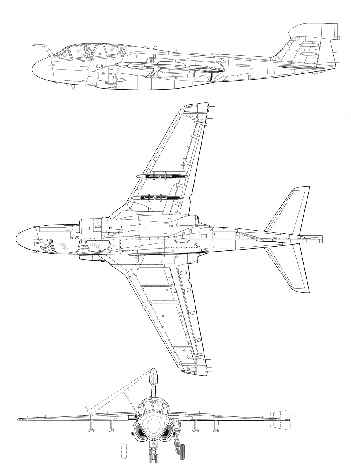 EA-6B Prowler blueprint